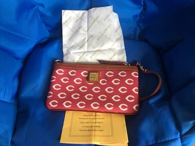 Dooney & Bourke Cincinnati Reds MLB Handbag Purse Wristlet $108 NWT - Image 1 of 4