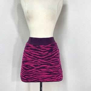 Derek Herz braun & rosa Mini Strick Rock große Booty Cover sportlich Festival - Bild 1 von 8