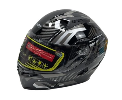 Motorradhelm Integralhelm Klapphelm Doppelvisier für Erwachsene Größe L - Bild 1 von 4