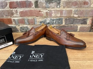 Church's Cheaney Mens Shoes Tassel Loafers UK 8.5 US 9.5 EU 42.5 E minor use - Picture 1 of 16