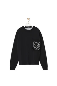 LOEWE $1650 Black Wool Sweater New & Authentic - Picture 1 of 1