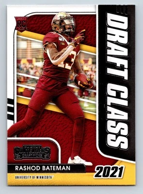 2021 Panini Contenders Draft Picks #16 Rashod Bateman Draft Class Golden Gophers - Image 1 of 2