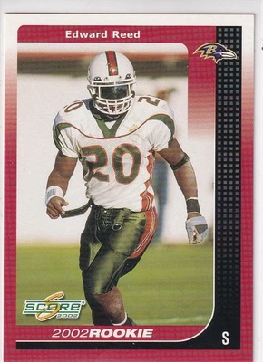 ED REED 2002 Score #324 RC Hurricanes/Ravens - Image 1 of 2