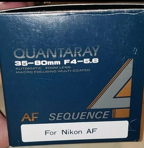 AF Lens for Nikon 35mm-80mm F4-5.6 by Quantaray - Picture 1 of 6