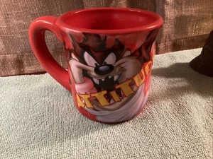 Disneys Looney Toons 3d Raised Tasmanian Devil Large Mug - Picture 1 of 6