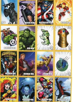 2025 Marvel Loblaw Be A Hero + Sticker Album *You Pick* - Image 1 of 2