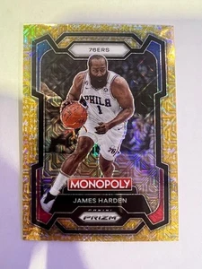 2023-24 Panini Prizm Monopoly - #67 James Harden /500 Gold Millionaire Mojo  - Picture 1 of 3
