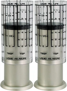 KitchenArt Pro Mini Adjust-A-Cup - Metric/Standard - Satin (2-Pack) - Picture 1 of 1