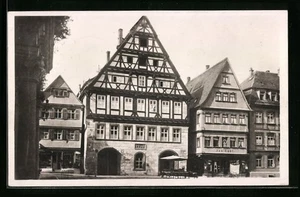 Schwäb. Gmünd, Ansichtskarte, Am Marktplatz 1931  - Picture 1 of 2
