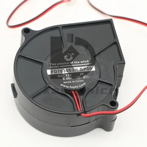 1 Stück 65mmx65mmx28mm 2 Drähte 12V 0,4A Lüfter FD7030S2H-BP00 - Bild 1 von 4