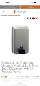 durable Stainless Steel Soap Dispenser G-16AP- bathroom supply _ - Picture 1 of 2