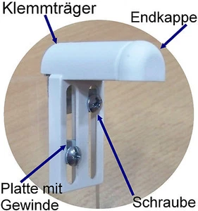 2 uds fijación de abrazadera soporte de abrazadera soporte para persianas enrollables dobles 4 colores 2 uds nuevo - Imagen 1 de 10