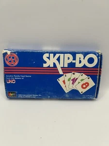 "Skip-Bo" Card Game UNO (1986) Vintage 2-6 Players 162 Cards - Picture 1 of 4