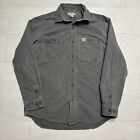 Vintage Carhartt Long Sleeve Button Up Chamois Flannel Shirt Men's Large