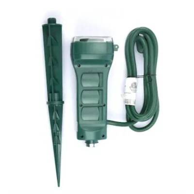 Outdoor Stake Countdown Timer & Dusk-to-Dawn 6-Outlet. Open Box Special  - Image 1 of 4