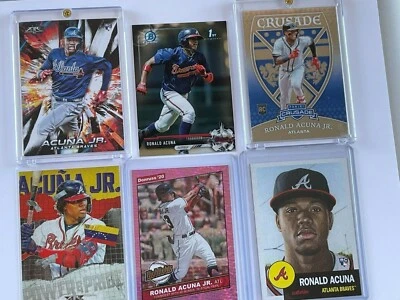 RONALD ACUNA JR - Large CARD COLLECTION - Pick Your Card - Base Inserts Parallel - Image 1 of 4