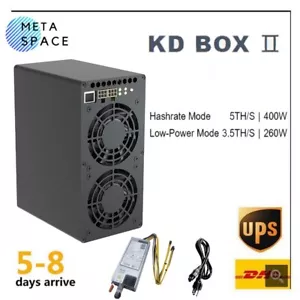 New Goldshell KD BOX II 5T Hashrate KDA Miner ASIC Mining Kadena Than Kd box pro - Picture 1 of 8