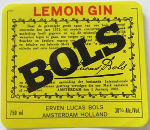 Vintage BOLS  Paper LABEL ZO GENEVER Holland Spirit - Picture 1 of 1