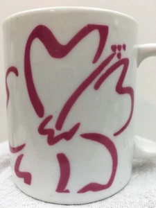 Hilo Hattie Hawaii Pink Hibiscus flower coffee cup mug pink and white 241* - Picture 1 of 7
