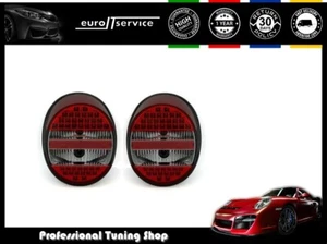 VW KÄFER 1303 1973-1985 RED SMOKE VT361 SET REAR LIGHTS TAIL LED - Picture 1 of 5