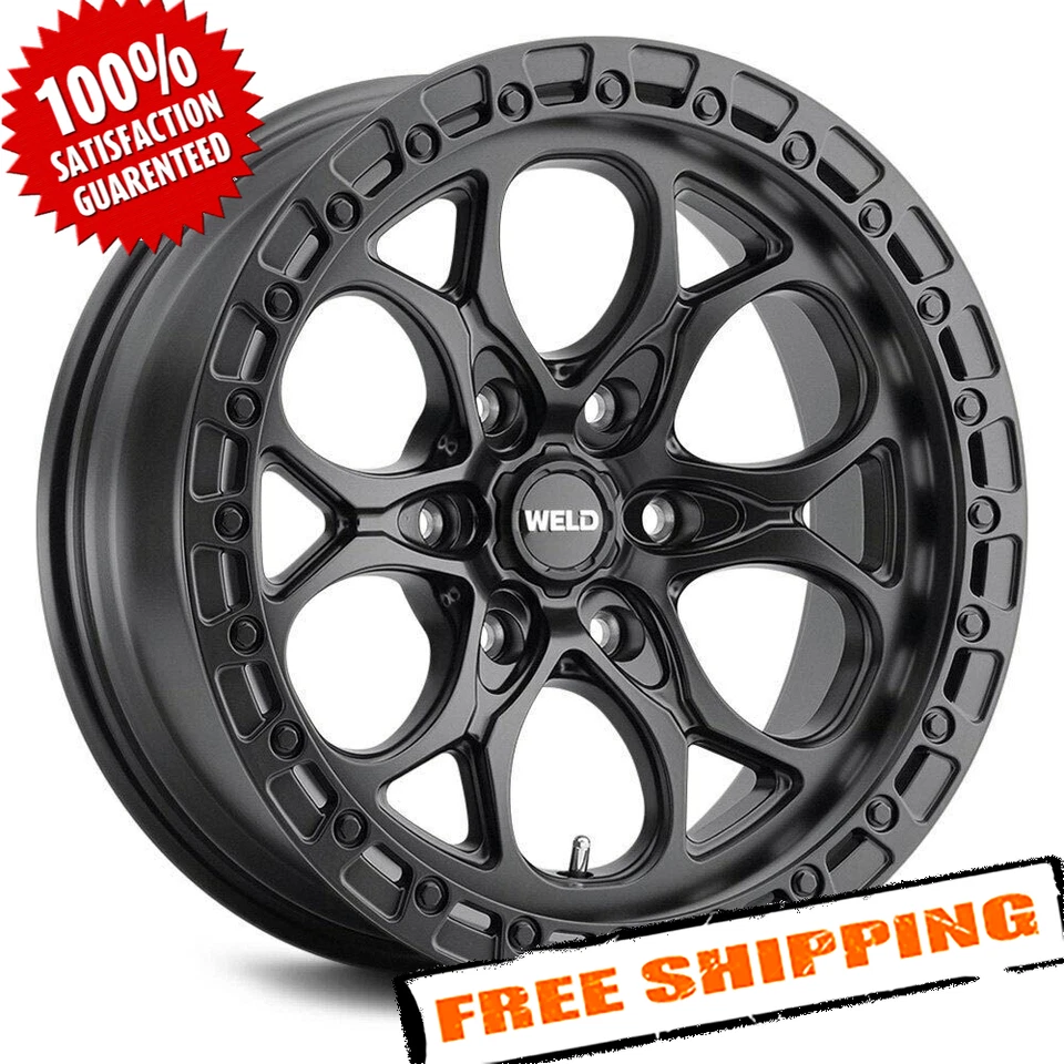 焊接越野 LEDGE SIX W108 车轮 20x9 (0, 6x139.7, 106.1) 黑色 单圈 — 第 1/4 张图片