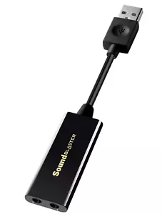 Pack of 2 Creative Labs Sound Blaster Play! 3 SB1730 External USB Audio Adapter - Picture 1 of 5