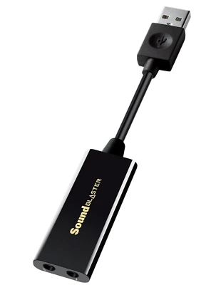 Pack of 2 Creative Labs Sound Blaster Play! 3 SB1730 External USB Audio Adapter - Image 1 of 4