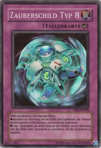 YU-GI-OH, ZAUBERSCHILD TYP 8, SR, DR1-DE098, TOP - Bild 1 von 1