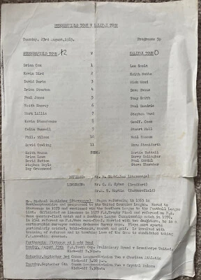 Huddersfield Town v Halifax Town 1983 - Image 1 of 2