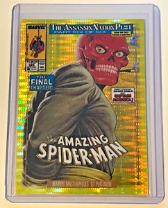 2024 RED SKULL UD MARVEL MASTERPIECES 92 PLATINUM VARIANT SEISMIC GOLD #d 47/92* - Picture 1 of 2