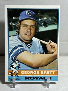 1976 Topps George Brett #19 Royals Clean Card Just OC