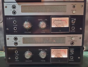 Amplificatori valvolari AKAI M-8 sinistro e destro 6BQ5 vintage - Foto 1 di 19