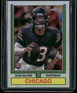 2024 Topps Chrome Caleb Williams (RC) 1974 Silver Refractor #74TF - 1 - Picture 1 of 2