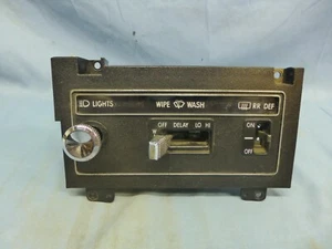 1978 - 1980 Road Runner Aspen Headlight Wiper Rear Defroster Control Panel - Picture 1 of 7