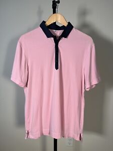 Lululemon Pink Golf Sport Casual Travel Performance Polo Shirt Sz L