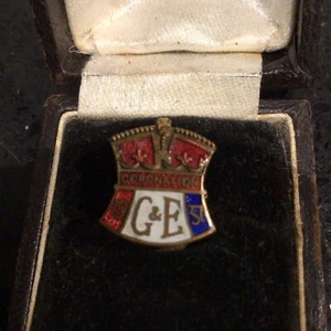 Vintage 1937 King Edward Coronation Abzeichen - Bild 1 von 6