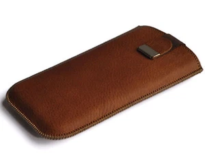 Motorola sleeve case lined cover leather pouch with magnetic flap - Picture 1 of 2