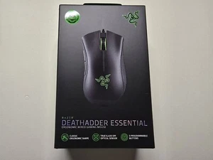 🔥Razer DeathAdder Essential Gaming Mouse: 6400 DPI Optical Sensor 5- SEALED🔥 - Picture 1 of 2