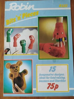 ROBIN Bits 'n' Pieces, 15 Knitted Designs for Bazaars, Fundraising and Charities - Image 1 of 3