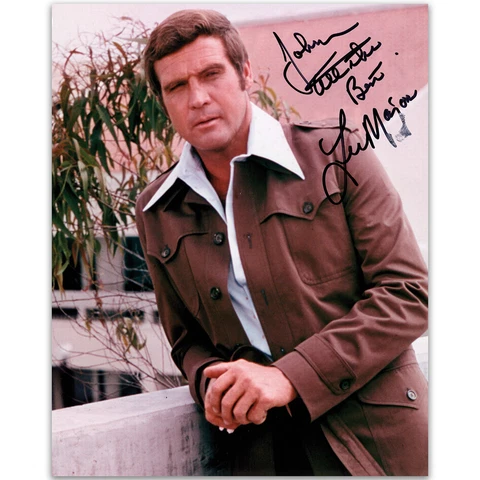 Lee Majors - Autograph - Signed Colour Photograph Cover