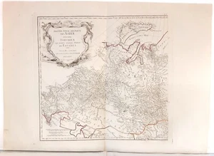 Antique map, Schraembl, Dritter theil der karte von Asien welche Sibirien - Picture 1 of 2