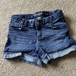 Cat & Jack Denim Super Stretch Jean Shorts Size L 10/12 - Picture 1 of 4