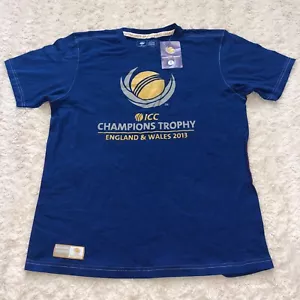 ICC Champions Trophy Rare Tshirt Top Licensed Product NEW "England & Wales 2013" - Picture 1 of 9