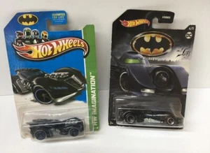 Hot Wheels DC Batman: Arkham Asylum And 1989 Batmobiles Cars - Picture 1 of 2