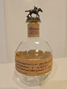 Blanton’s Single Barrel Buffalo Trace 750ml Empty Bottle Letter O Topper Bourbon - Picture 1 of 3