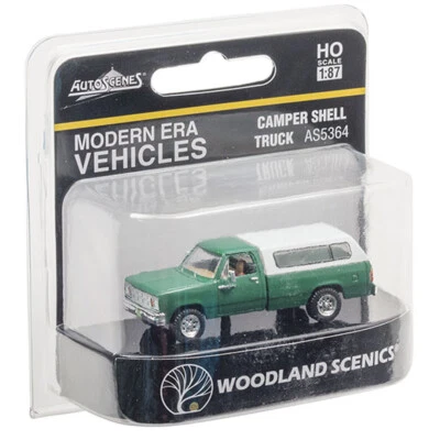 Woodland Scenics AS5364 Modern Era Vehicles Camper Shell Truck HO Scale - Image 1 of 4