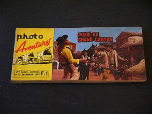 ROMAN PHOTO MINI POCHE RÉCITS WESTERN AVENTURES N°12 PIÈGE AU GRAND CANYON 1967 - Imagen 1 de 1