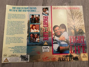FIGHT FOR LIFE - VIRGIN VIDEO - VHS TAPE COVER - BIG BOX - Imagen 1 de 1