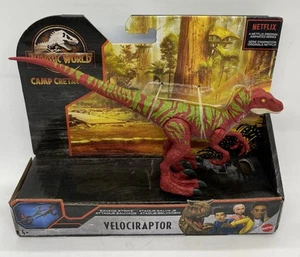 Jurassic World Camp Cretaceous Netflix Savage Strike Velociraptor Red 2020 NEW! - Picture 1 of 2