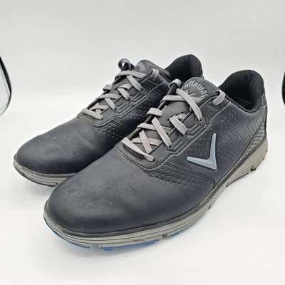 Callaway Balboa Golf Shoes Men’s Size 12 CG107BGR Black Leather Spikeless - Image 1 of 4